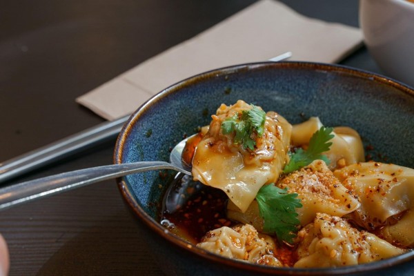 Wonton picante en Xiong He Jia 