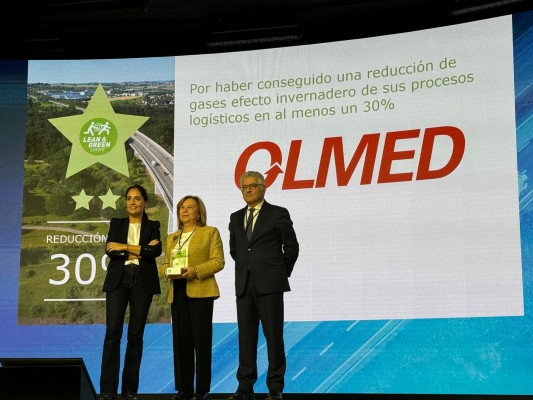 Olmed logra la segunda estrella Lean & Green por reducir más de un 30% sus emisiones de CO2 