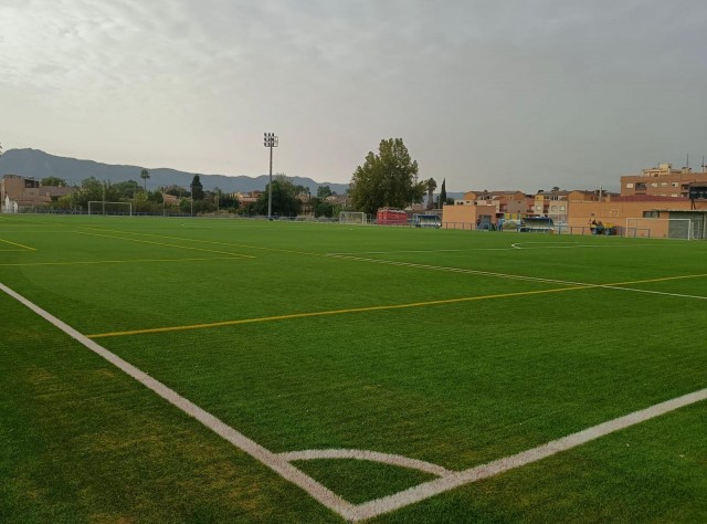 Murcia renueva el césped de cinco campos de fútbol municipales por 1,5 millones