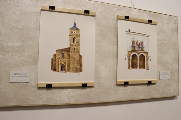 Un lugar de cuento llamado Alhama: la ilustradora Alba Sánchez expone 'Las casas de mi pueblo'