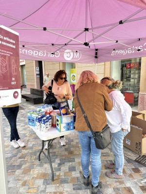 Cartagena se solidariza con Valencia: MC organiza una recogida de alimentos y productos esenciales para los afectados por la Dana