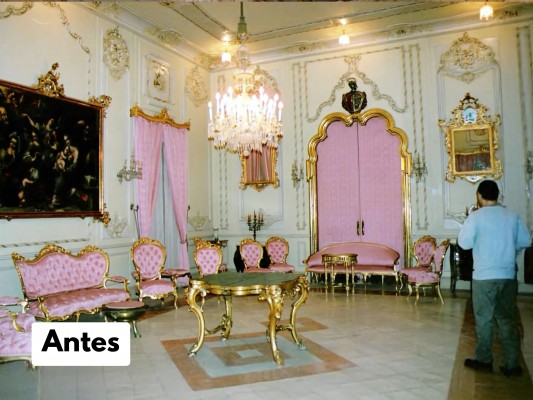 El fotógrafo murciano Chembos muestra con imágenes cómo el Palacio de Rubalcava ha 'hipotecado' a Orihuela