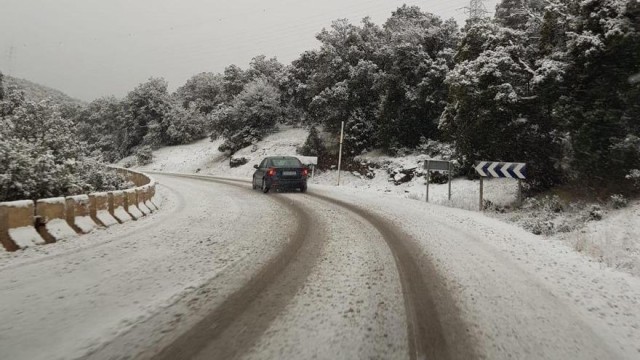 Emergencias activa el Procedimiento de Actuación de Nevadas 'situación 0' en la comarca de Els Ports