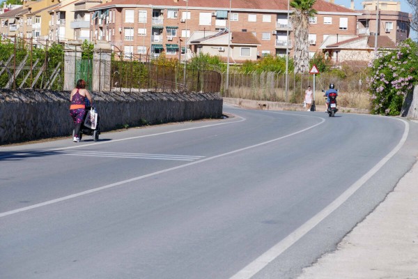 Murcia contará con una acera de 320 metros que unirá Santo Ángel con Algezares 