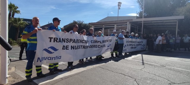 Los trabajadores de Navantia Cartagena exigen un convenio justo y anuncian movilizaciones masivas para este mes