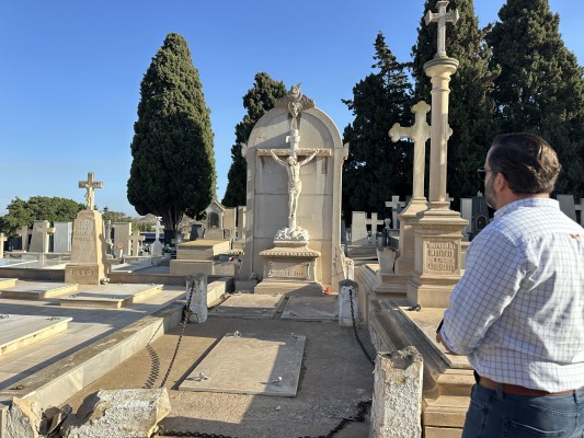 Alertan del estado de deterioro que sufre el Sepulcro de las Siervas de Jesús
