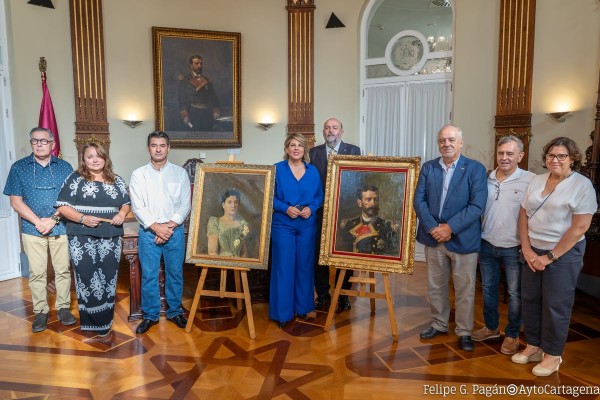 Los retratos del matrimonio Peral se reunirán en su Casa-Museo de Cartagena: lista para el primer semestre de 2025