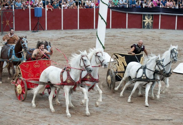 El Circo Romano regresa a escena como un gran espectáculo con 250 actores y una hora y media de historia y entretenimiento