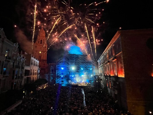 El sueño de Jaime Bort inaugura la fachada de la Catedral en el 1.200 aniversario de Murcia