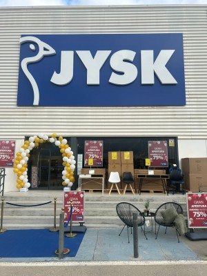 Jysk aterriza en Sangonera la Seca y roza las 150 tiendas en España