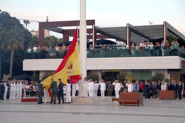 Así conmemora la Armada en Cartagena el Día de la Fiesta Nacional (Fotos: AYTO CARTAGENA)