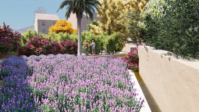 Caravaca tendrá una gran zona verde en su casco antiguo: así será el 'pulmón' de 3.500 m2 que brotará en 'Europán'