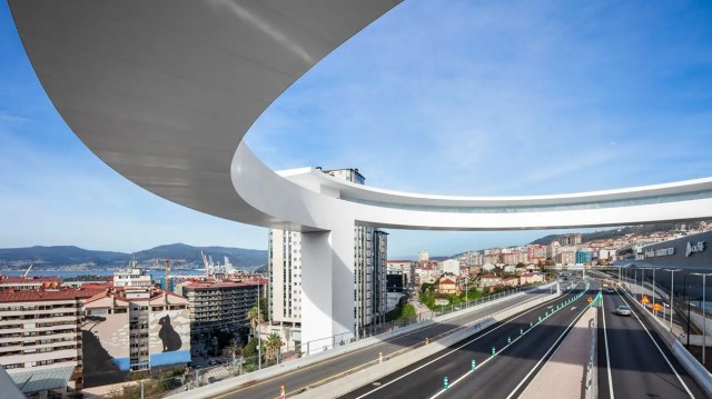 Porcelanosa ayuda a fusionar arte y movilidad: viste el nuevo hito arquitectónico de Vigo