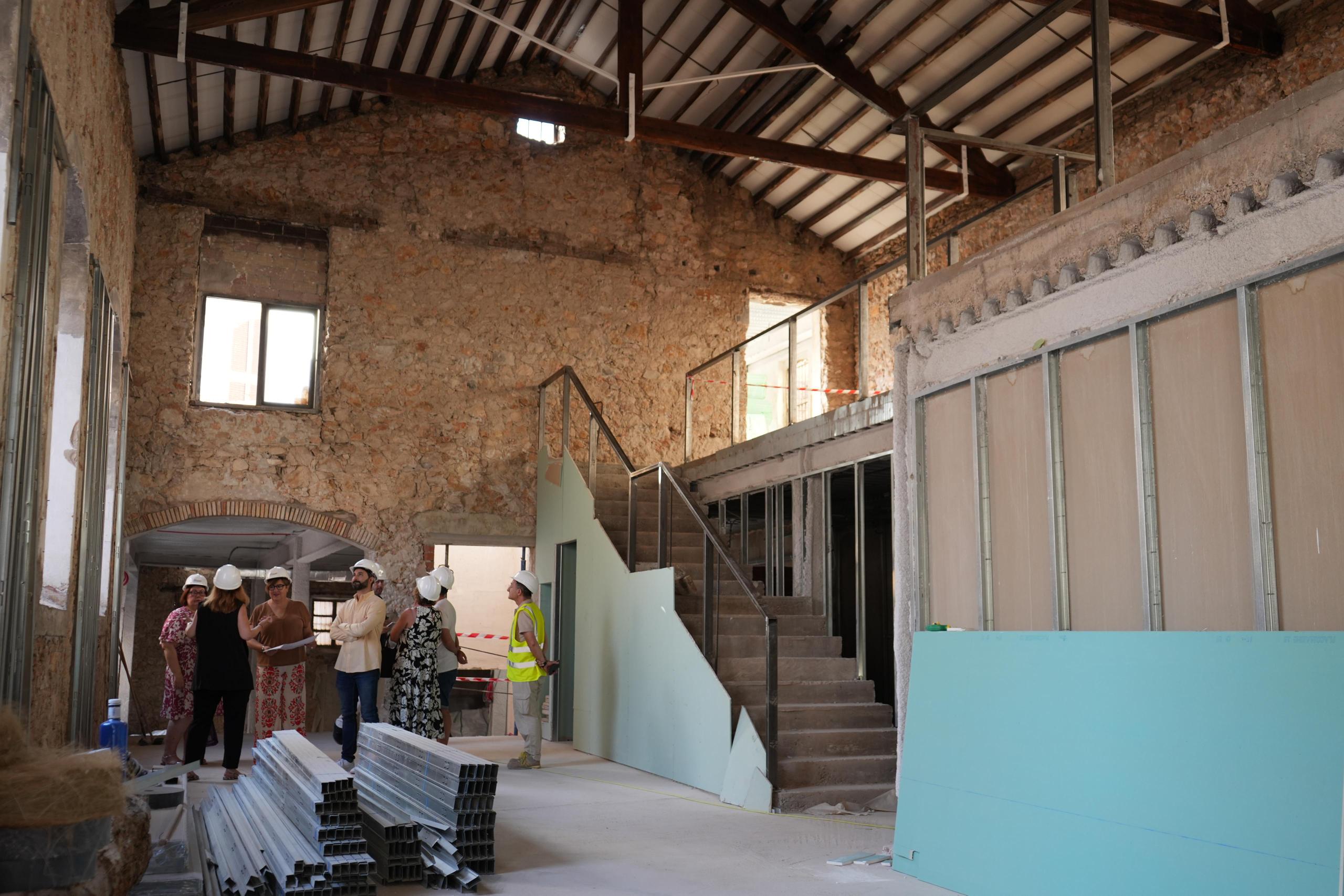 La nova Casa de la Cultura de l'Alcora avança i la primera fase acabarà abans de final d'any