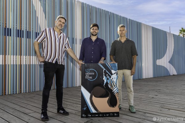 El cartagenero JATE se inspira en los orígenes afroamericanos del jazz para el cartel 'retro' del festival de Cartagena 