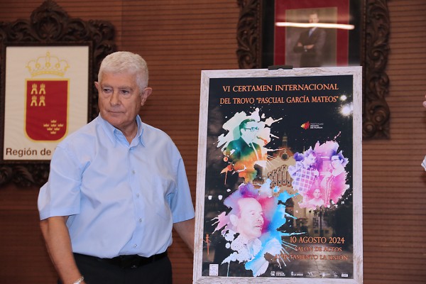 El fotógrafo Antonio Meroño crea un cartel intergeneracional para el Certamen del Trovo 'Pascual García Mateos'

