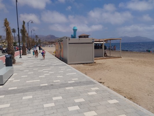 Así luce el nuevo paseo marítimo del Alamillo