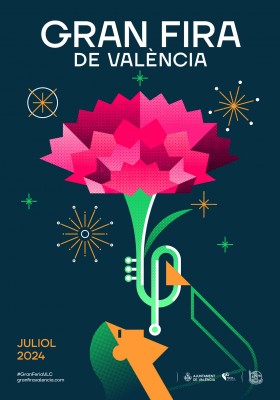 Así es la imagen gráfica de la Gran Fira de València 2024