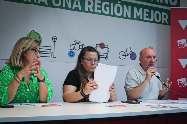 IU tiende la mano a Podemos y a todas las fuerzas de izquierdas para volver a la unidad en la Región