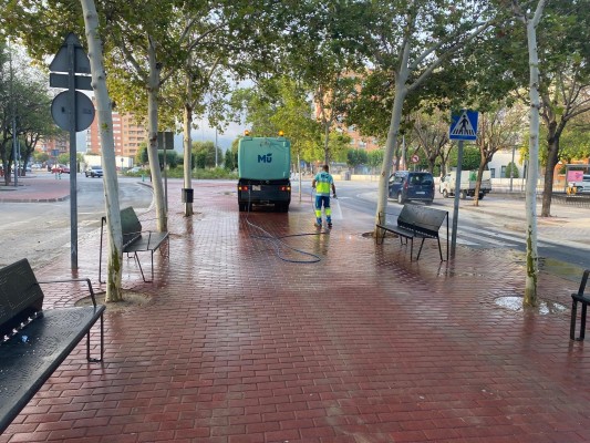 Murcia desinfecta las zonas inundadas y refuerza la lucha contra los mosquitos tras las tormentas