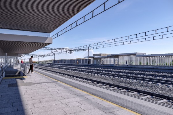 Así será la nueva estación de trenes de Totana
