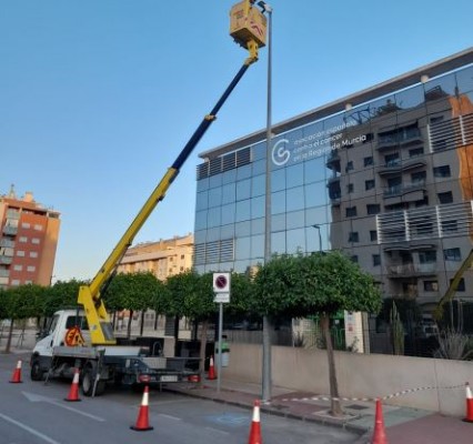 Santiago y Zaraíche estrena nuevo alumbrado público