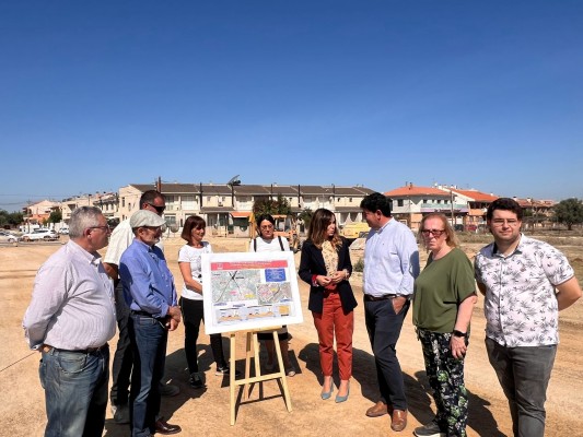 Empujón a las obras del nuevo ramal de la calle Mayor de San José de la Vega 