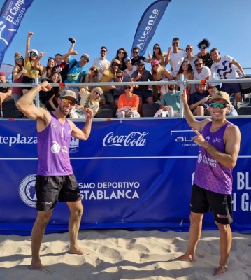 El vóley playa está siendo el gran protagonista del fin de semana en los Beach Games