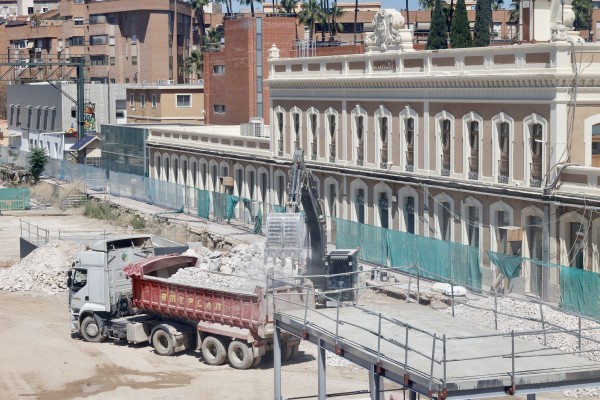 La Alta Velocidad toma carrerilla en Murcia: así va la nueva estación y el soterramiento a Barriomar