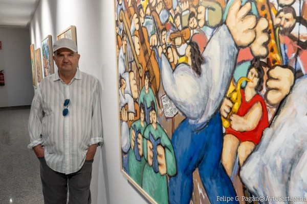 Un viaje de Cartagena a Estambul lleno de color y momentos felices: Gutiérrez Segura 'Guti' expone 'Mediterráneo'
