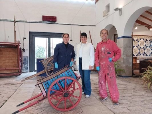 El Ayuntamiento de Almàssera restaura varias piezas del Museo de l'Horta
