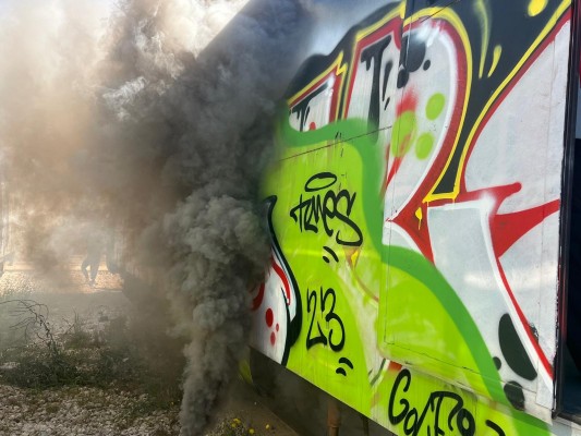  Bomberos, Policía Local y Protección Civil de Murcia participan en un simulacro de atentado terrorista 