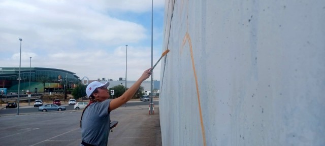 Cuatro murales de 600 metros cuadrados decorarán los exteriores del Enrique Roca
