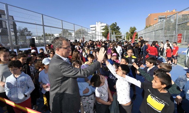 De calistenia a tenis: así son las nuevas pistas deportivas para los vecinos de El Palmar