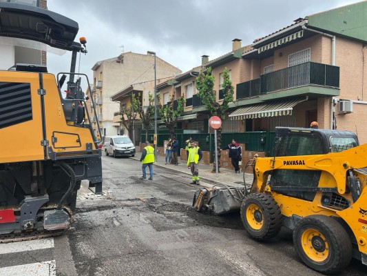 Paso al frente en la seguridad vial en Los Garres y La Alberca: 4.000 metros cuadrados de nuevo asfalto