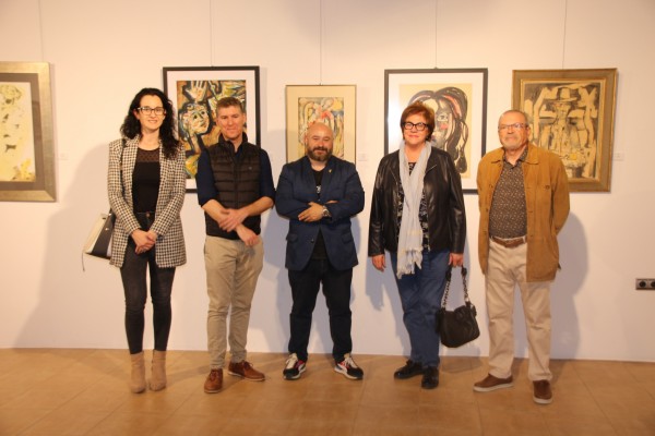 Las pinturas de la colección de Manuel Gómez y las esculturas de José Soler caminan juntas en El Pósito de Alhama