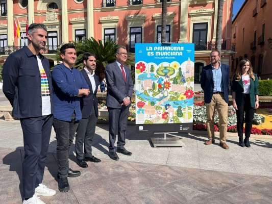 Los 'Jardines de Primavera' volverán a engalanar los principales espacios públicos de Murcia 