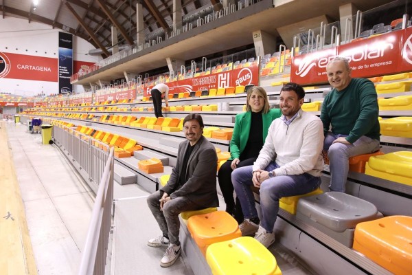 La Copa de España trae una ampliación de 775 asientos en el Palacio de los Deportes de Cartagena 