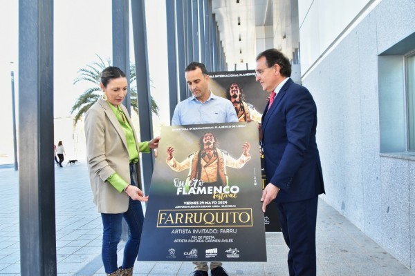 Farruquito encabeza el cartel del 'Quiero Flamenco' de Lorca, junto a Farru y la lumbrerense Carmen Avilés