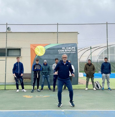 Panichi, preparador físico de Djokovic, en Santomera: 
