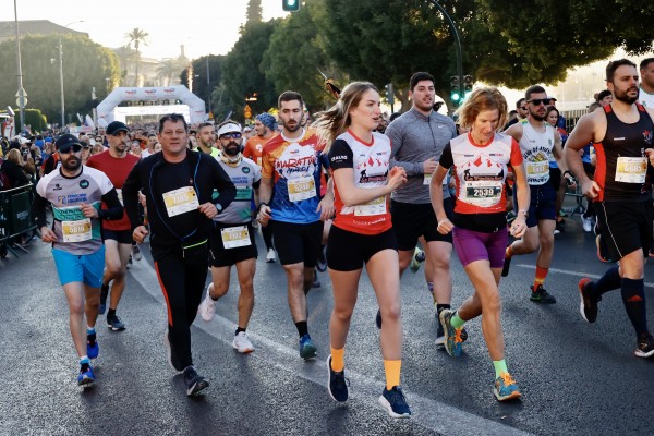 Marruecos manda en Murcia: Taghrafet y Kanbouchia ganan un maratón con 7.000 atletas