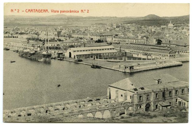 Postales para viajar en el tiempo: así era la Cartagena de principios del siglo XX que retrató Fototipia Thomas  

