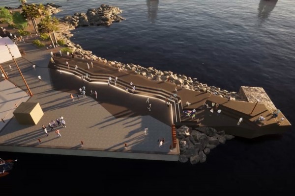 Audeca se encargará de la reforma de la plaza, el espigón y la escollera de la Bocana de Cabo de Palos