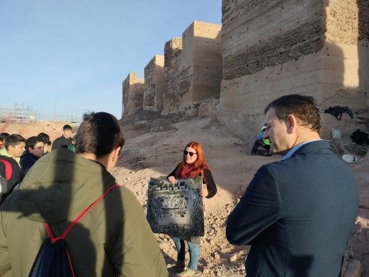 Cerca de 1.500 personas han visitado ya las excavaciones del Castillejo en Monteagudo de Murcia