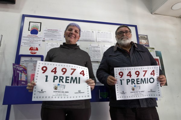 El 94.974, primer premio del sorteo del Niño 2024, cae en Castelló y Vinaròs