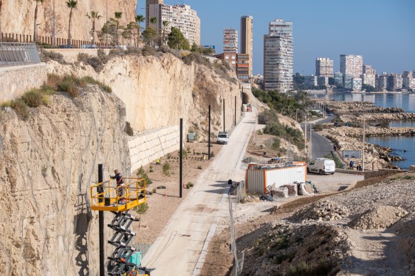 El Consell encarrila la vía verde de Alicante con obras al 60%: puesta en servicio en primavera