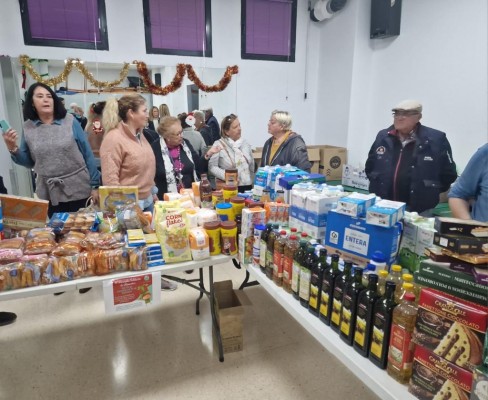 La campaña solidaria de recogida de alimentos de Sí Cartagena se salda con 5 toneladas de productos de primera necesidad