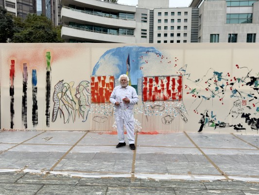 Gabarrón lleva a Hong Kong su proyecto 'Ámbito': 30 artistas participan en el encuentro creativo nacido en Mula 