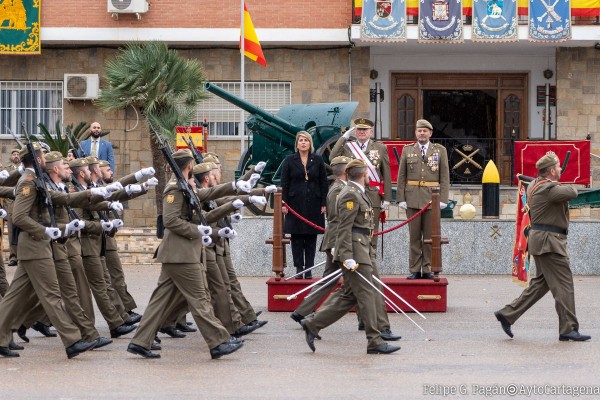 El Regimiento de Artillería Antiaérea 73 recibe la Medalla de Oro de Cartagena