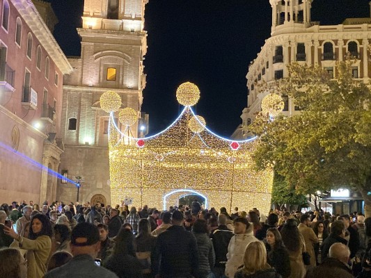 Murcia enciende el alumbrado de la Navidad
